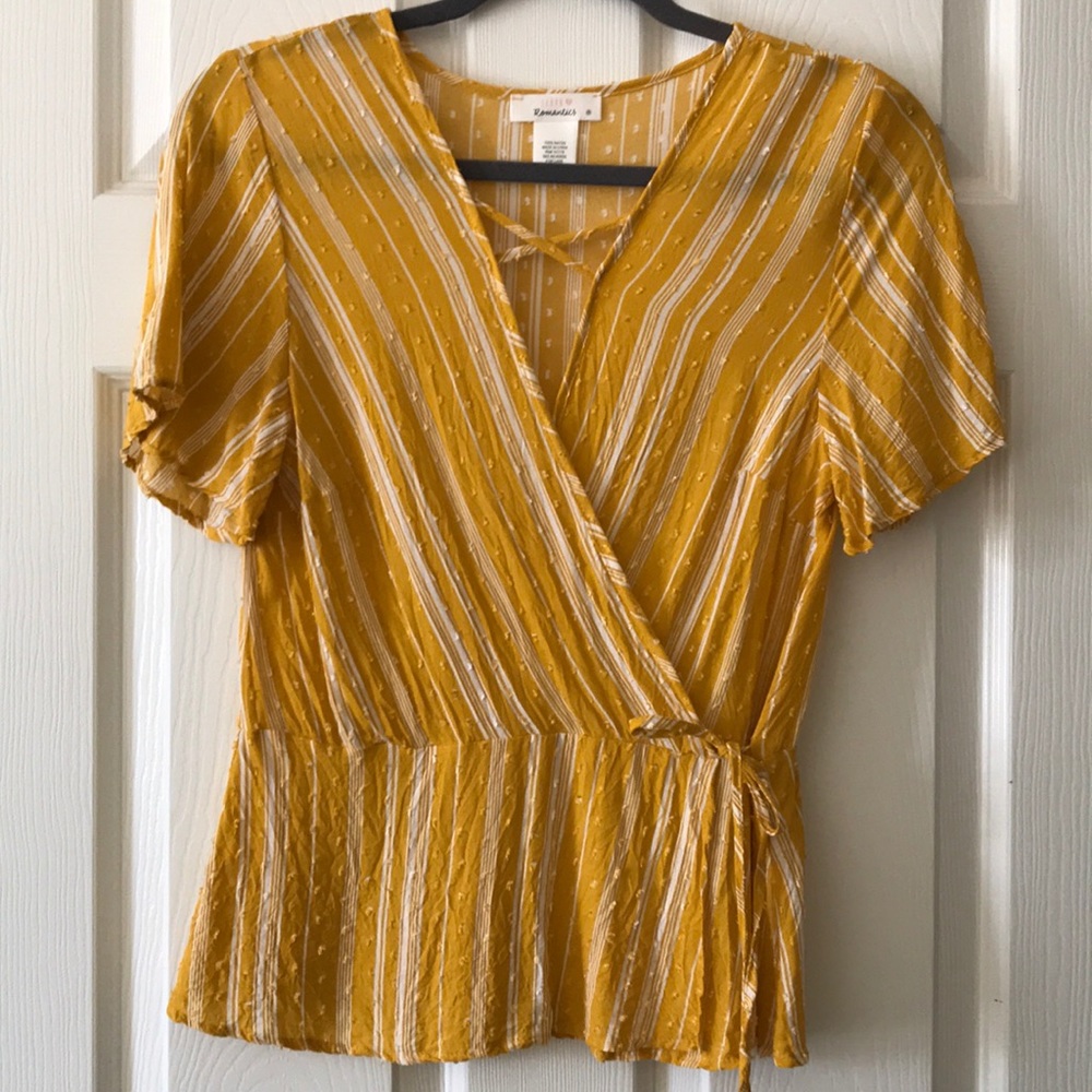 Faux Wrap Blouse